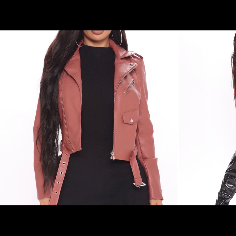 She Ready Moto Jacket - Mauve